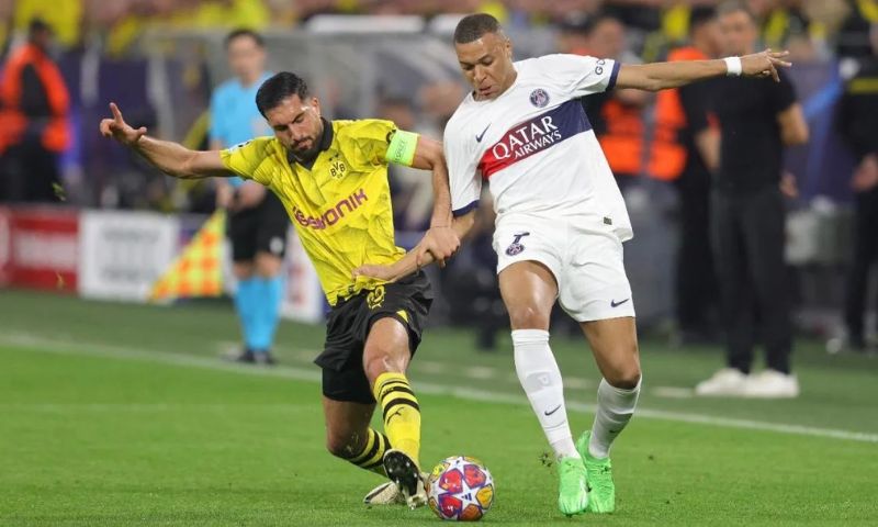 Borussia Dortmund thể hiện lối chơi hiệu quả để giành chiến thắng trước PSG